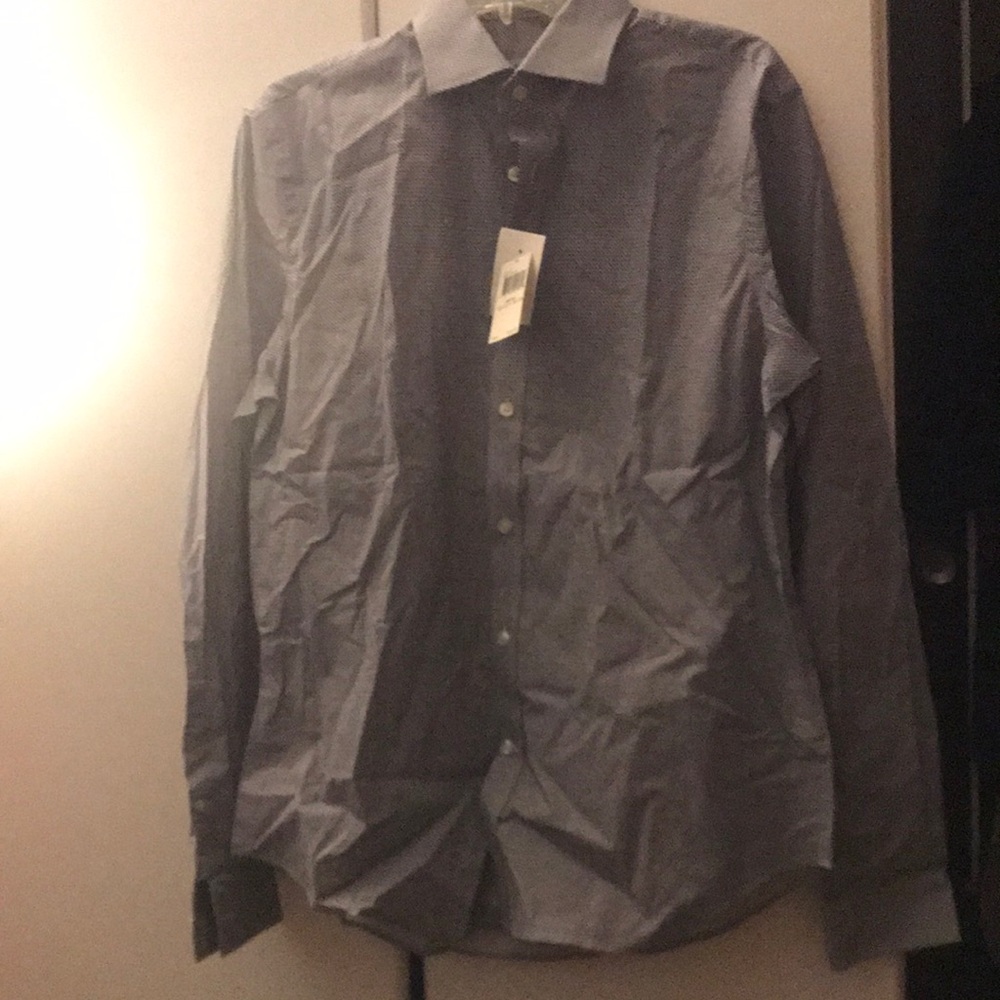 Men's Blue Dress Shirt
